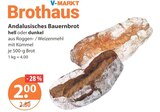 Andalusisches Bauernbrot hell im Angebot bei V-Markt in Regensburg Andalusisches Bauernbrot hell Angebote von Brothaus bei V-Markt Regensburg für 2,00 €