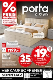 porta Möbel Möbel & Einrichtung Prospekt der aktuellen Woche mit 12 Seiten, gültig von 22.02.2026 bis 01.03.2026, in Teutschenthal und Umgebung Aktueller porta Möbel Möbel & Einrichtung Prospekt in Teutschenthal und Umgebung, "PREIS HAMMER" mit 12 Seiten, 22.02.2026 - 01.03.2026