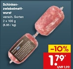 Schinken-zwiebelmett-wurst im Angebot bei Netto Marken-Discount in Aalen Schinken-zwiebelmett-wurst Angebote bei Netto Marken-Discount Aalen für 1,79 €