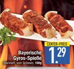 Bayerische Gyros-Spieße Angebote bei E center Regensburg für 1,29 €