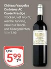Corbières AC Cuvée Prestige Angebote von Château Vaugelas bei GLOBUS Duisburg für 5,99 €