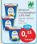 Pfirsich Mango Fruchtjoghurt von Alnatura für 0,55 € bei budni im Angebot Pfirsich Mango Fruchtjoghurt von Alnatura im aktuellen budni Prospekt