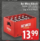 Rut Wiess Kölsch bei EDEKA im Bonn Prospekt für 13,99 €