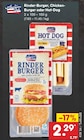 Rinder-Burger, Chicken- Burger oder Hot-Dog im Netto Marken-Discount Prospekt Rinder-Burger, Chicken- Burger oder Hot-Dog von American Style im aktuellen Netto Marken-Discount Prospekt für 2,29 €
