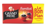Café moulu Familial "Le bon plan" - GRAND MÈRE en promo chez Carrefour Market Quimper à 8,90 €