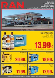 RAN Prospekt für Wangen mit 2 Seiten RAN Prospekt für Wangen: "RAN", 2 Seiten, 16.10.2026 - 31.10.2026