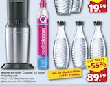 Wassersprudler Crystal 3.0 titan Vorteilspack von Sodastream für 89,99 € bei famila Nordwest im Angebot Wassersprudler Crystal 3.0 titan Vorteilspack von Sodastream im aktuellen famila Nordwest Prospekt