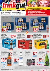 Aktueller Trinkgut Discounter Prospekt in Mertingen und Umgebung, "Aktuelle Angebote" mit 4 Seiten, 09.02.2026 - 14.02.2026