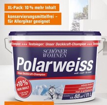 Wand- und Deckenfarbe „Polarweiss“ bei OBI in Castrop-Rauxel Wand- und Deckenfarbe „Polarweiss“ im Angebot bei OBI Castrop-Rauxel für 44,99 €