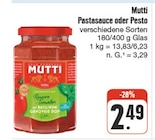 Pastasauce oder Pesto bei nah und gut im Oelsnitz Prospekt für 2,49 €