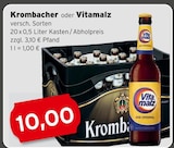 Aktuelle Krombacher Angebote bei CAP Markt in Rostock Aktuelles Krombacher oder Vitamalz Angebot bei CAP Markt in Rostock ab 10,00 €