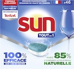 (1)Capsules lave-vaisselle absolu tout en 1 - SUN en promo chez Carrefour Bagneux à 13,19 €