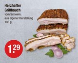 Herzhafter Grillbauch für 1,29 € bei V-Markt im Angebot Herzhafter Grillbauch im aktuellen V-Markt Prospekt