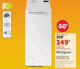 Lave-linge top 6 kg - Whirlpool en promo chez Hyper U Mont-Saint-Aignan à 349,00 €