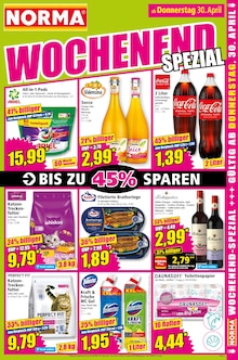 Vollwaschmittel im Norma Prospekt "Mehr fürs Geld" mit 19 Seiten (Hannover)