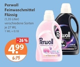 Feinwaschmittel Flüssig im V-Markt Prospekt Feinwaschmittel Flüssig von Perwoll im aktuellen V-Markt Prospekt für 4,99 €