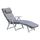 Outsunny Sonnenliege grau Metall B/H/L: ca. 64x101x180 cm für 91,49 € bei POCO im Angebot Outsunny Sonnenliege grau Metall B/H/L: ca. 64x101x180 cm im aktuellen POCO Prospekt