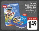 Streich-Creme im Angebot bei E center in Schwabach Streich-Creme Angebote von Paw Patrol bei E center Schwabach für 1,49 €