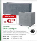 Outdoor-Gefäße, aschgrau bei ZG Raiffeisen im Pfullendorf Prospekt für 42,99 €