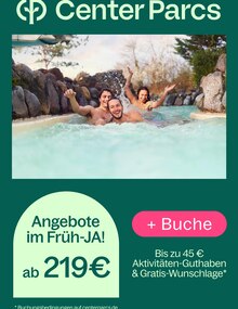 Center Parcs Prospekt Früh-JA! mit  Seite in Dresden und Umgebung