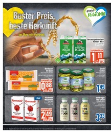 Milch im EDEKA Prospekt Milch im EDEKA Prospekt "Exzellente Angebote, erstklassige Beratung" auf Seite 8