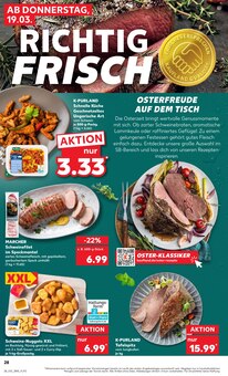 Schweinefilet im aktuellen Kaufland Prospekt (Dresden) Schweinefilet im Kaufland Prospekt "KNĂśLLER" mit 68 Seiten (Dresden)