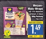 Mais im EDEKA Prospekt Weizen-Mais-Wraps von Edeka im aktuellen EDEKA Prospekt für 1,49 €
