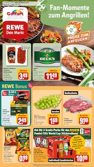 REWE Prospekt der Woche "Dein Markt" Seite 1, 08.06.2026 bis 13.06.2026 für Stolberg Aktueller REWE Prospekt "Dein Markt" Seite 1 von 26 Seiten für Stolberg