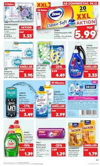 Lenor im aktuellen Kaufland Prospekt (Krefeld) Lenor im Kaufland Prospekt "Aktuelle Angebote" mit 74 Seiten (Krefeld)