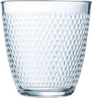 Lot de 6 gobelets pampille - LUMINARC - Intermarché à Villejuif Lot de 6 gobelets pampille - LUMINARC en promo chez Intermarché Villejuif à 5,99 €