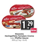 Heringsfilets Tomaten-Creme Angebote von Hawesta bei Hieber Freiburg für 1,29 €