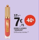 E.Leclerc Aulnoye-Aymeries - Promo Rouge à Lèvres Promo Rouge à Lèvres à 7,71 € dans le catalogue E.Leclerc à Aulnoye-Aymeries