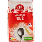 Farine de blé - CARREFOUR CLASSIC' - Carrefour Farine de blé - CARREFOUR CLASSIC' à 0,79 € dans le catalogue Carrefour