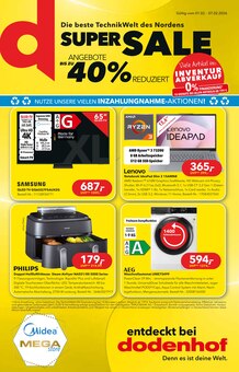 dodenhof TechnikWelt Posthausen Prospekt der aktuellen Woche, gültig von 01.02.2026 bis 07.02.2026 Aktueller dodenhof TechnikWelt Posthausen Prospekt "Top Angebote" mit 8 Seiten