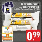 EDEKA - Röstzwiebelwurst Angebot im Prospekt Röstzwiebelwurst bei EDEKA im Prospekt "" für 0,99 €
