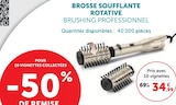 Brosse soufflante rotative en promo chez Hyper U Saintes à 34,99 €