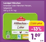 Huhn im Netto Marken-Discount Prospekt Hähnchen von Landgut im aktuellen Netto Marken-Discount Prospekt für 1,89 €