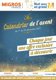 Catalogue Migros France avec 26 pages de promos Prospectus Migros France, "Noël avec un grand M", pages, 01/12/2022 - 24/12/2022