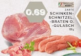 Zarte Schinkenschnitzel Angebote von meinLand EDEKA bei EDEKA Dinslaken für 0,69 €