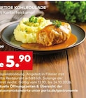 Deftige Kohlroulade für 5,90 € bei porta Möbel im Angebot Deftige Kohlroulade im aktuellen porta Möbel Prospekt