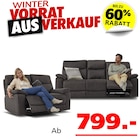 Kingston 3-Sitzer oder 2-Sitzer Sofa bei Seats and Sofas im Oberhausen Prospekt für 799,00 €