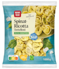 Spinat-Ricotta Tortelloni im Angebot bei REWE in Hürth Spinat-Ricotta Tortelloni Angebote von REWE Beste Wahl bei REWE Hürth für 3,99 €