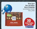 Aktuelles Nuss oder Kakao Klasse Schokolade Angebot bei EDEKA in Würzburg