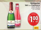 Sekt im Angebot bei EDEKA in Erkelenz Sekt Angebote von Rotkäppchen bei EDEKA Erkelenz für 1,00 €