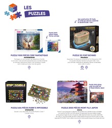 Prix et réduction Puzzle 3D dans le prospectus Fnac en cours Offre Puzzle 3D dans le catalogue Fnac du moment à la page 26