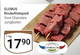 Rinderfiletspieß im Angebot bei GLOBUS in Altenburg Rinderfiletspieß Angebote von Globus bei GLOBUS Altenburg für 17,90 €