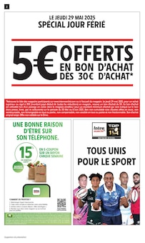 Catalogue Intermarché de la semaine 22, "34% EN AVANTAGE CARTE SUR UNE SÉLECTION DE PRODUITS", page 2, 27/05/2025 - 08/06/2025 Prospectus Intermarché en cours, "34% EN AVANTAGE CARTE SUR UNE SÉLECTION DE PRODUITS", page 2 sur 20