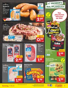 Fleisch im Netto Marken-Discount Prospekt "Aktuelle Angebote" mit 55 Seiten (Cottbus)