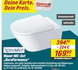 toom Baumarkt Neuss - Wand-WC-Set „DuraFormance“ Angebot im Prospekt Wand-WC-Set „DuraFormance“ bei toom Baumarkt im Neuss Prospekt für 169,99 €