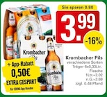 Pils im Angebot bei WEZ in Bad Oeynhausen Pils Angebote von Krombacher bei WEZ Bad Oeynhausen für 3,99 €